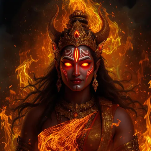 Prompt: Make a photo of Kali ma?