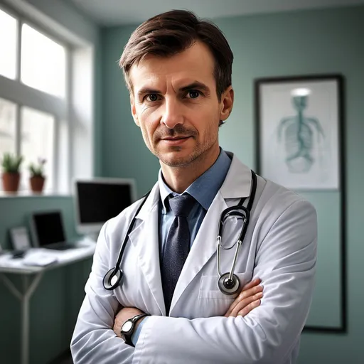 Prompt: Make a photo of a doctor?