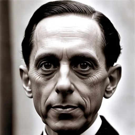 Prompt: make a photo of joseph goebbels