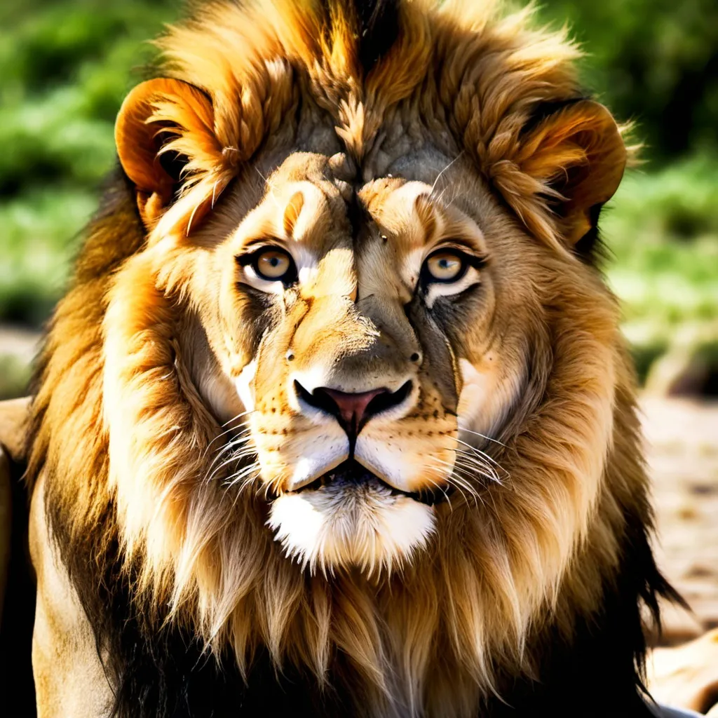 Prompt: Make a photo of a lion