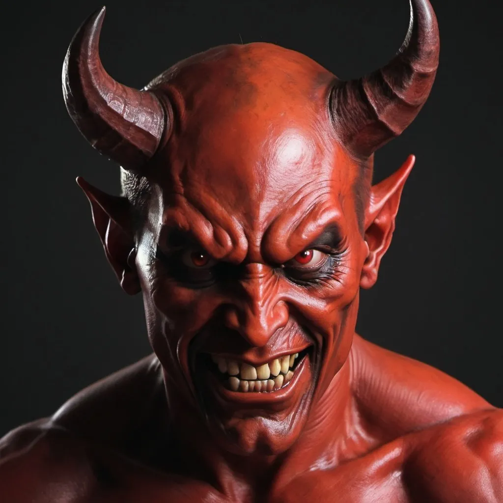 Prompt: Make a photo of the devil?