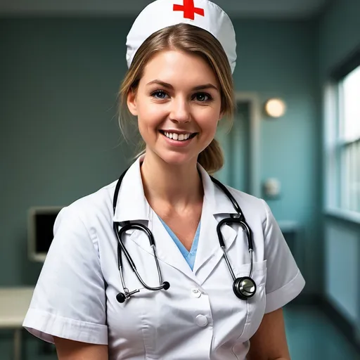 Prompt: Make a photo of a nurse?