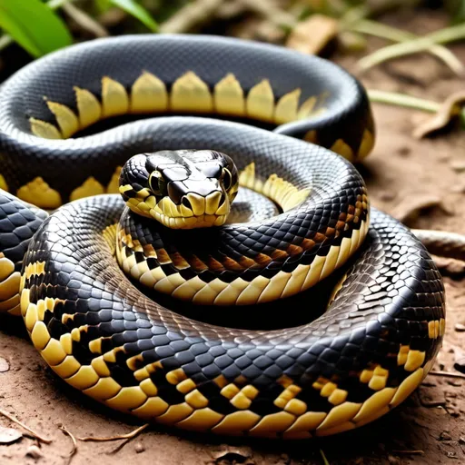 Prompt: make a photo of a snake