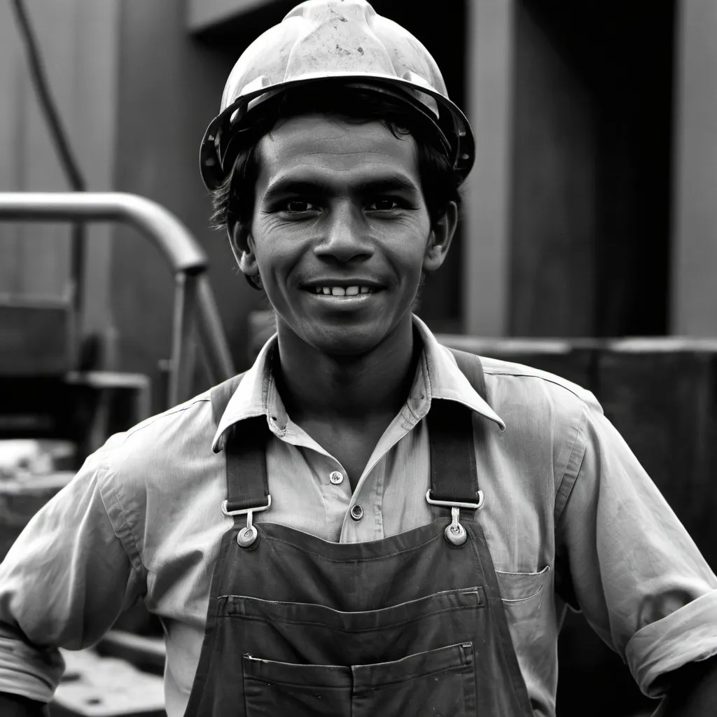 Prompt: Make a photo of a laborer?