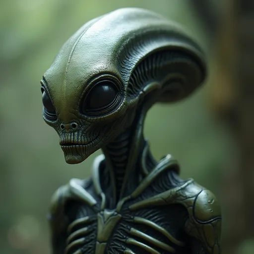 Prompt: make a photo of an Alien