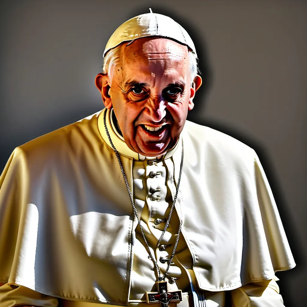 Prompt: make a photo of a the pope