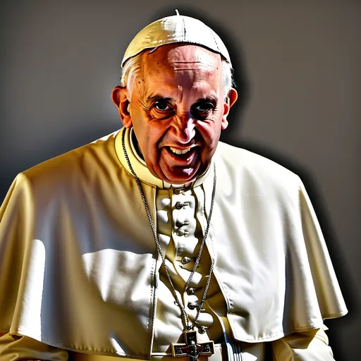 Prompt: make a photo of a the pope