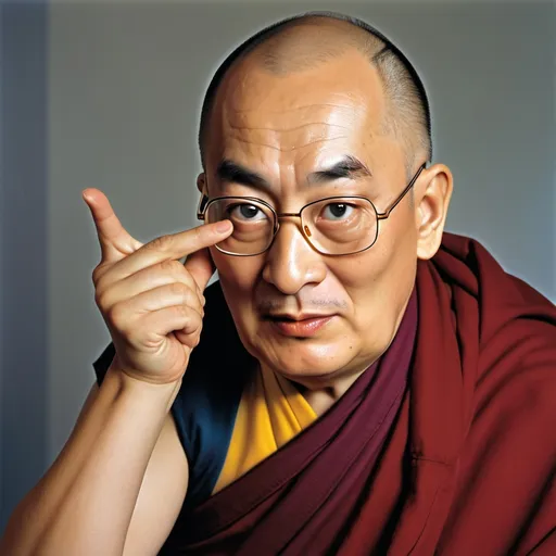 Prompt: Make a photo of the dali lama?