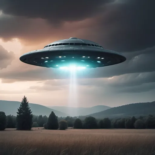 Prompt: make a photo of an ufo