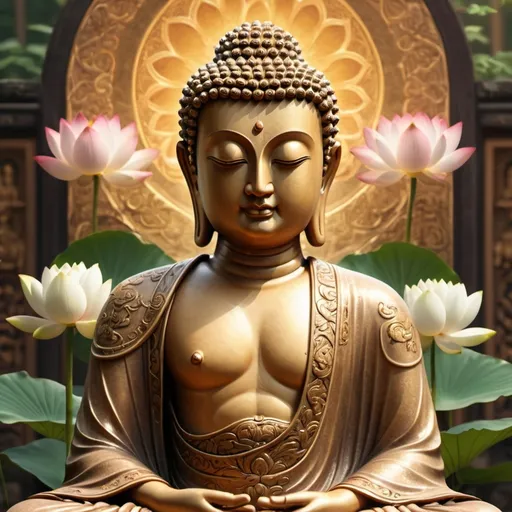 Prompt: Make a photo of the Buddha?