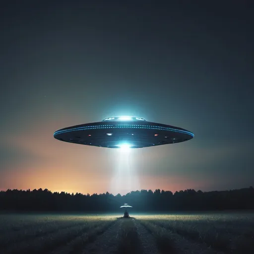 Prompt: make a photo of an ufo