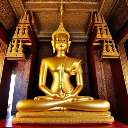 Prompt: Make a photo of a Phra Pidta?