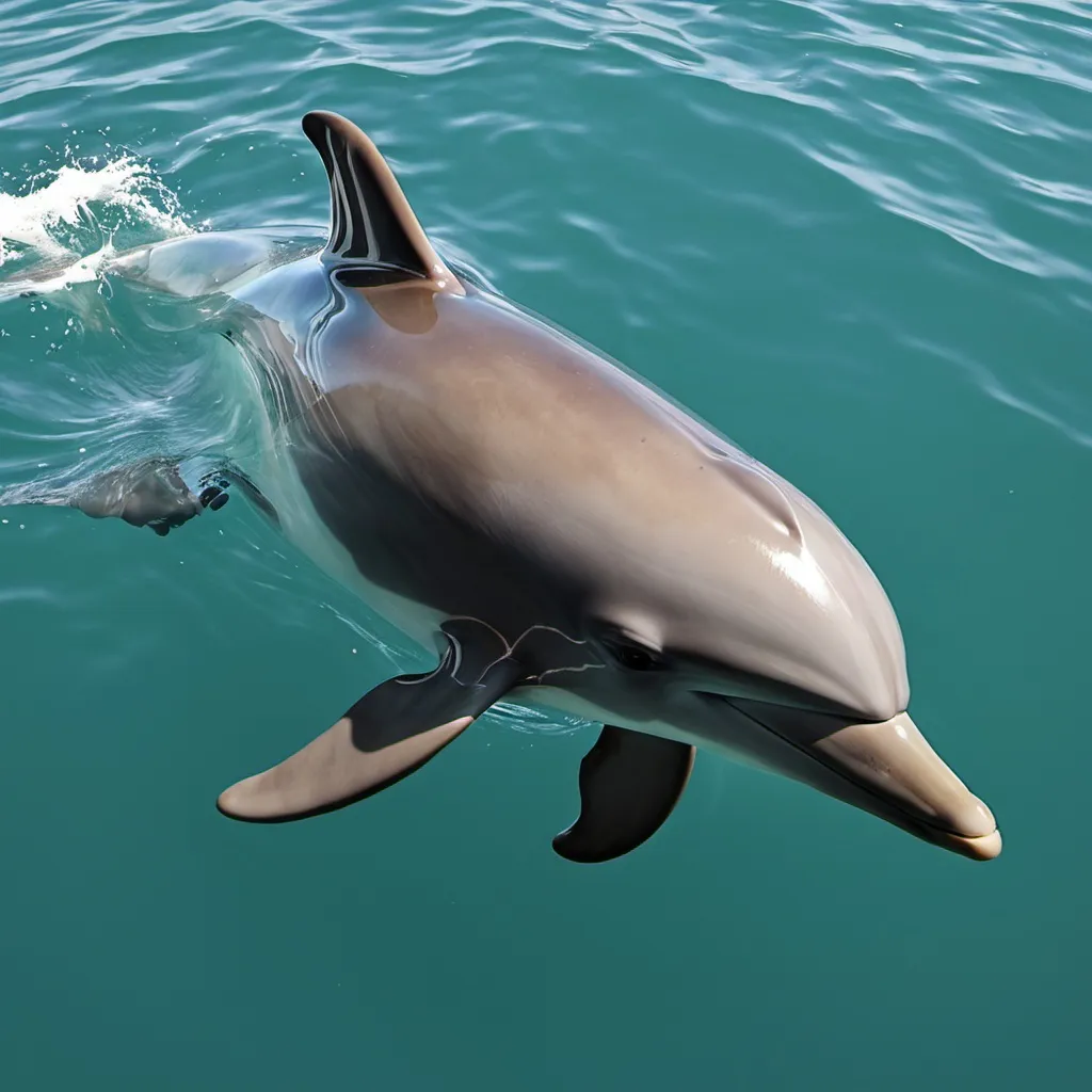 Prompt: Make a photo of a dolphin?