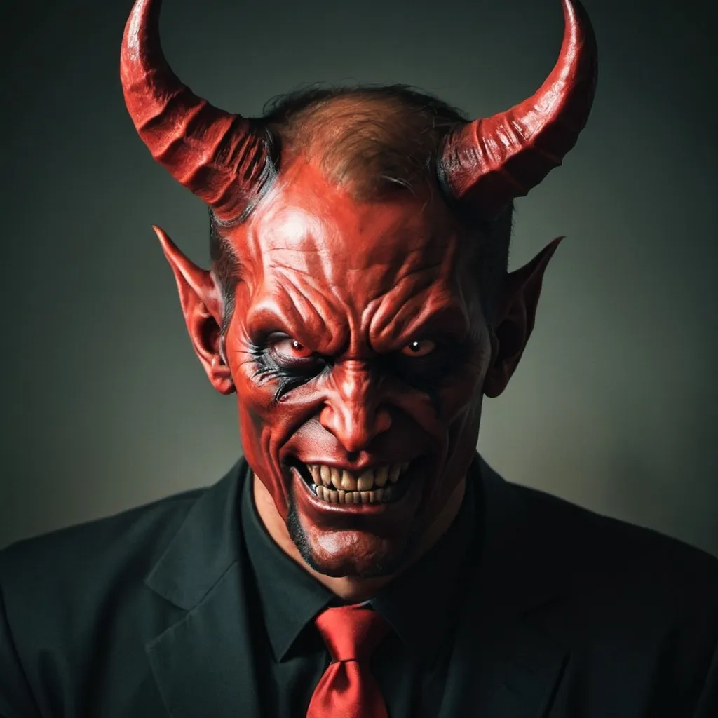 Prompt: Make a photo of the devil?