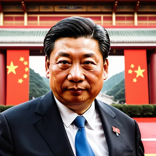 Prompt: Make a photo of a Xi Jinping?