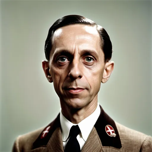 Prompt: make a photo of joseph goebbels