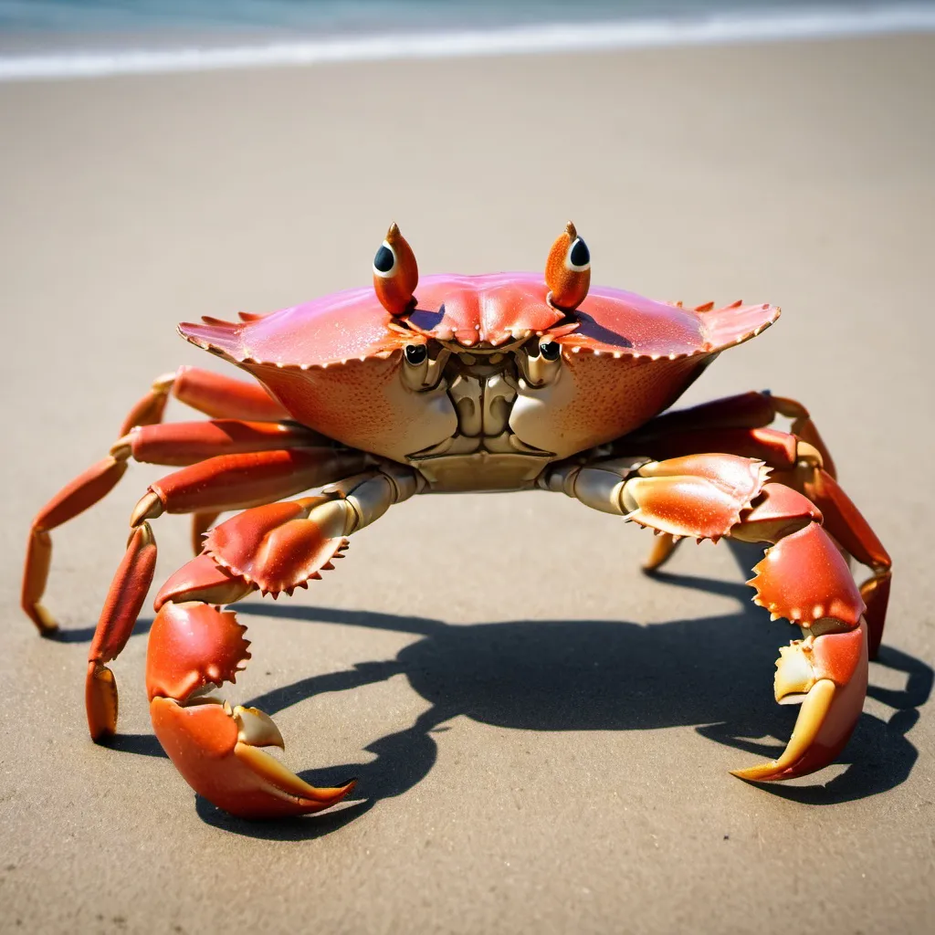 Prompt: make a photo of a crab