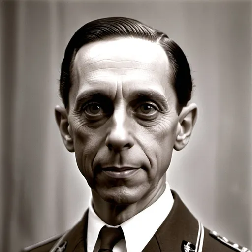 Prompt: make a photo of joseph goebbels