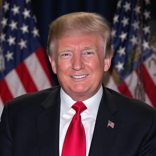 Prompt: Make a photo of President Trump