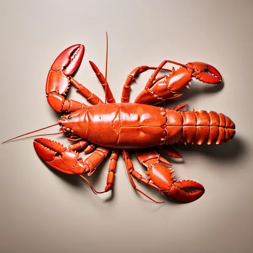 Prompt: make a photo of a lobster