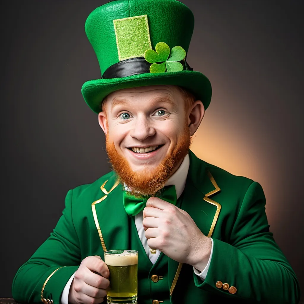 Prompt: Make a photo of a Leprechaun?