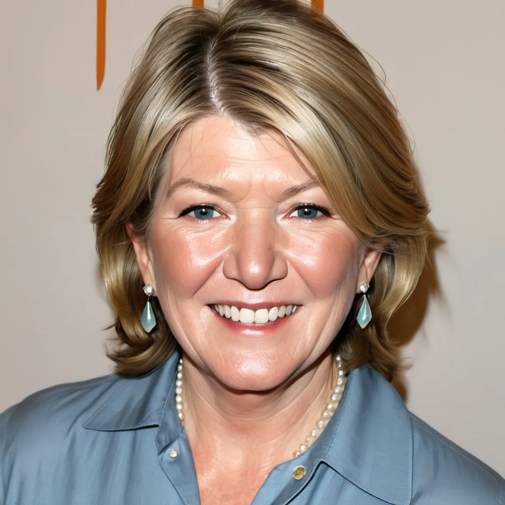 Prompt: make a photo of martha stewart