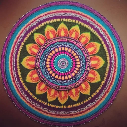 Prompt: make a photo of a mandala?