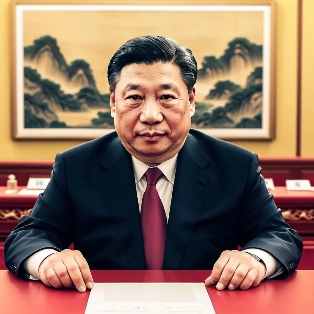 Prompt: Make a photo of a Xi Jinping?