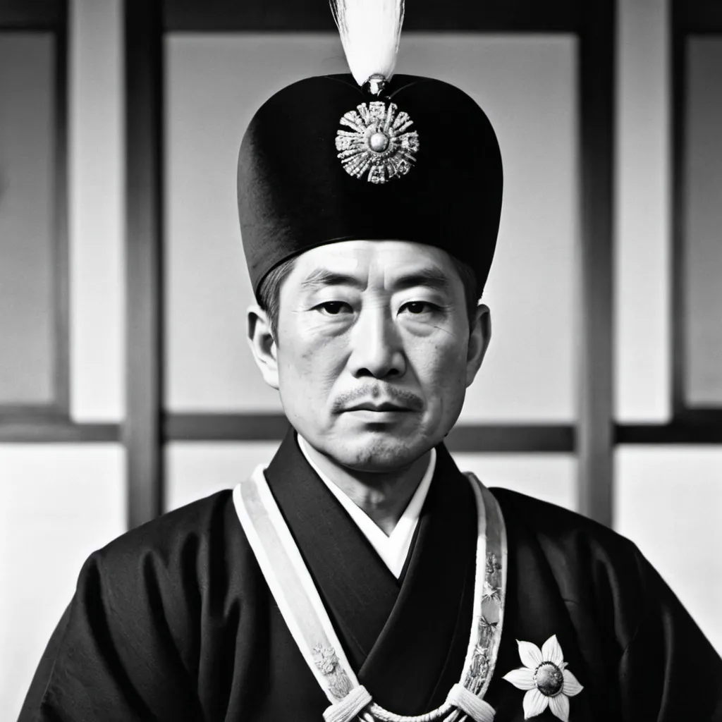 Prompt: A photo of the Japanese Emperor?