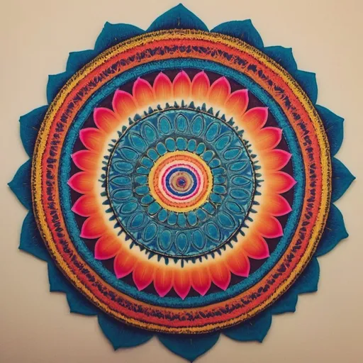 Prompt: make a photo of a mandala?