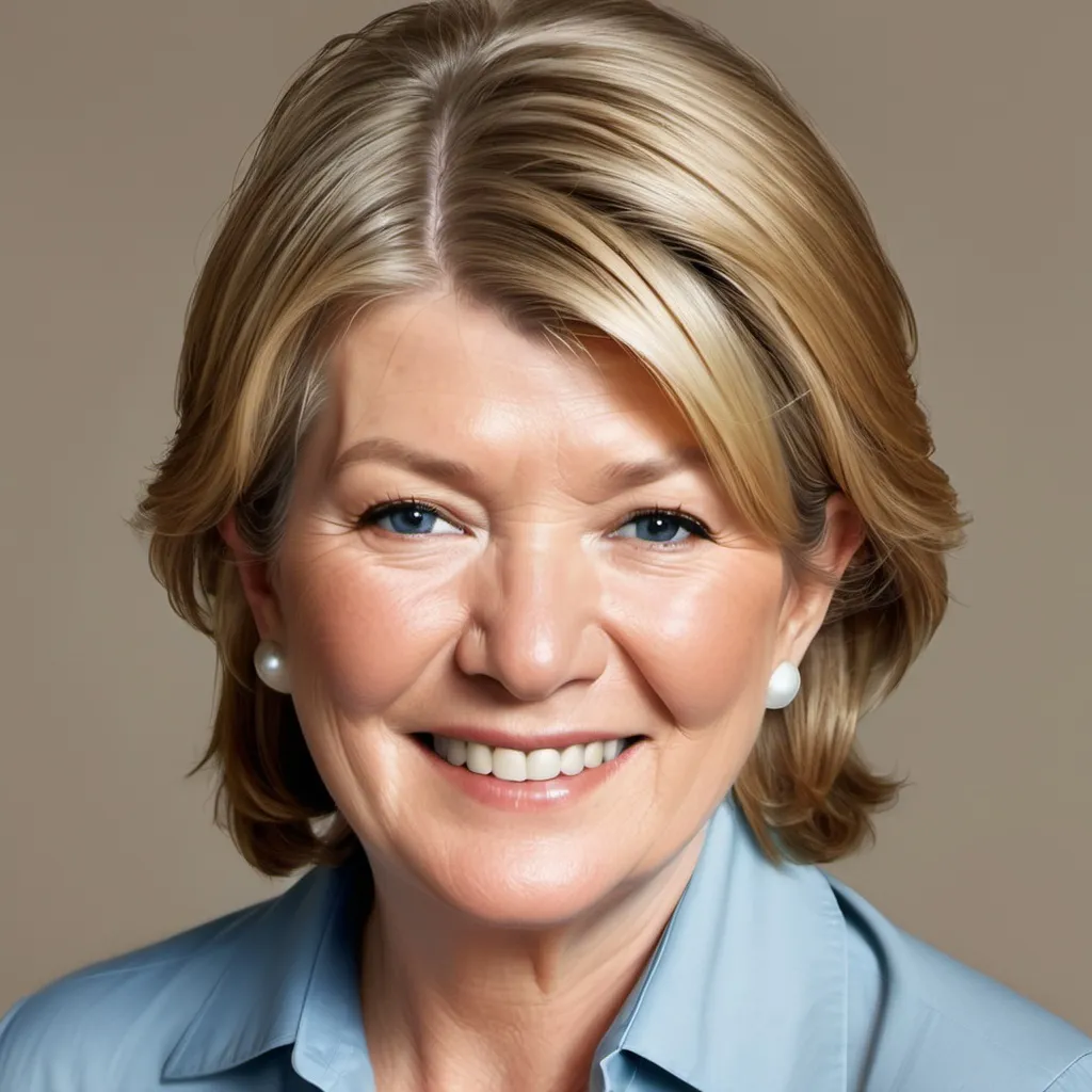 Prompt: make a photo of martha stewart