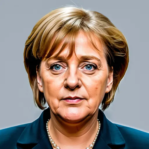 Prompt: make a photo of angela merkel