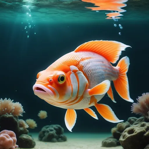 Prompt: Make a photo of a fish