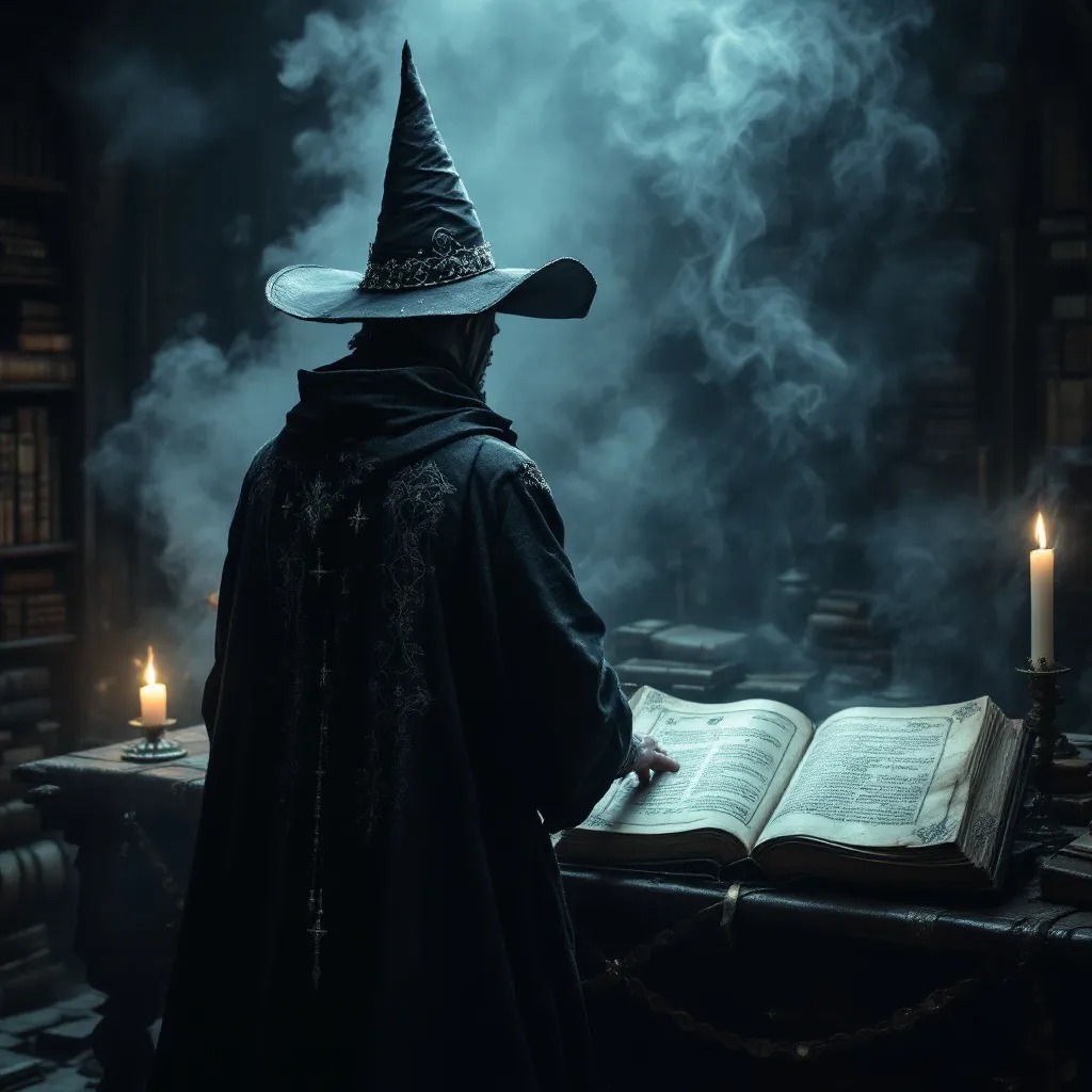 Prompt: Make a photo of a warlock?