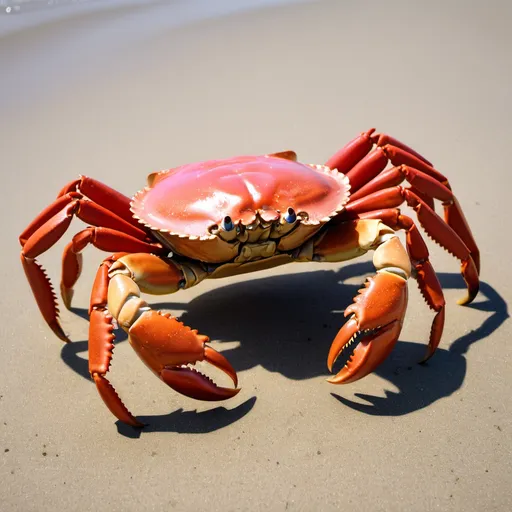 Prompt: make a photo of a crab