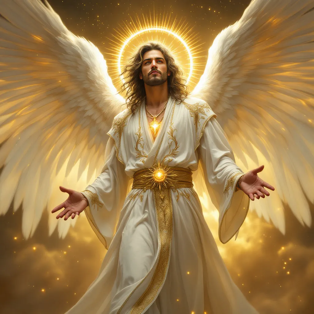 Prompt: Make a photo of a Lucifer as an angel?