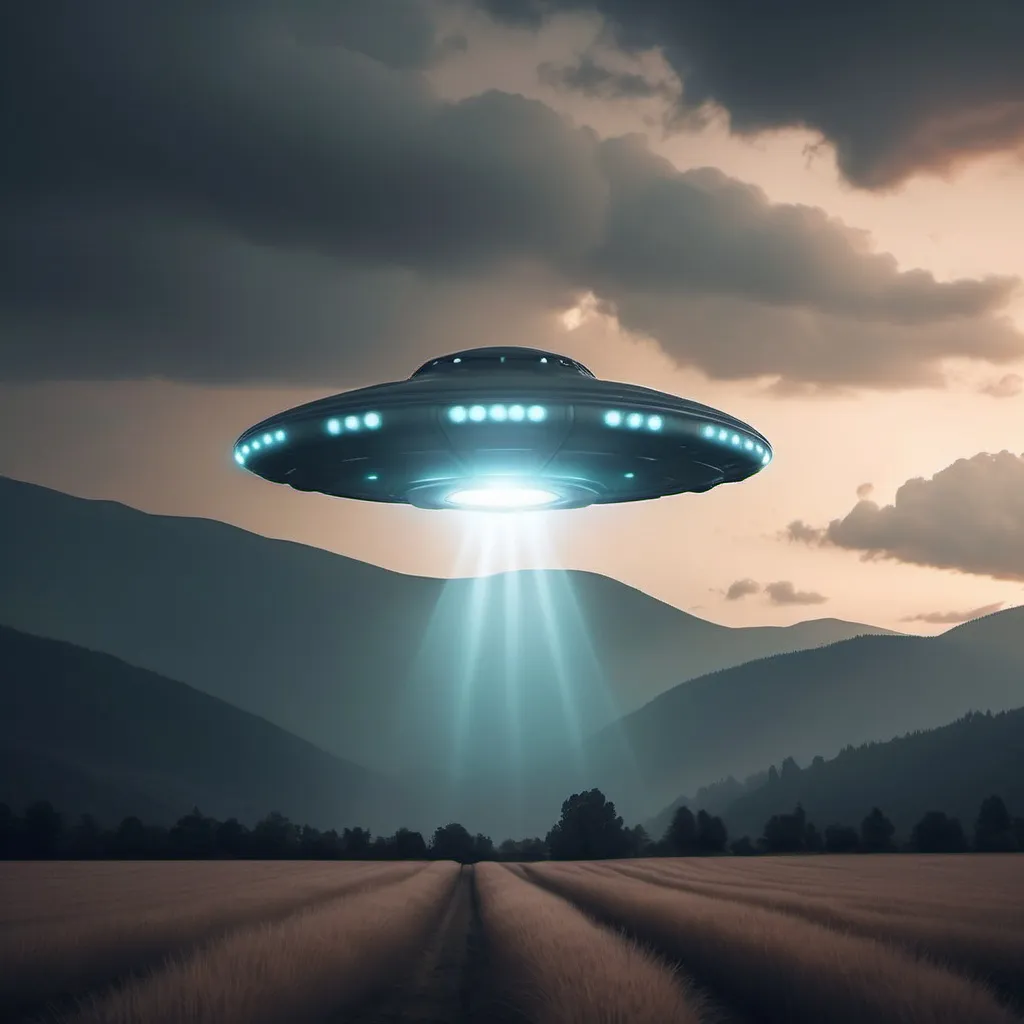 Prompt: make a photo of an ufo