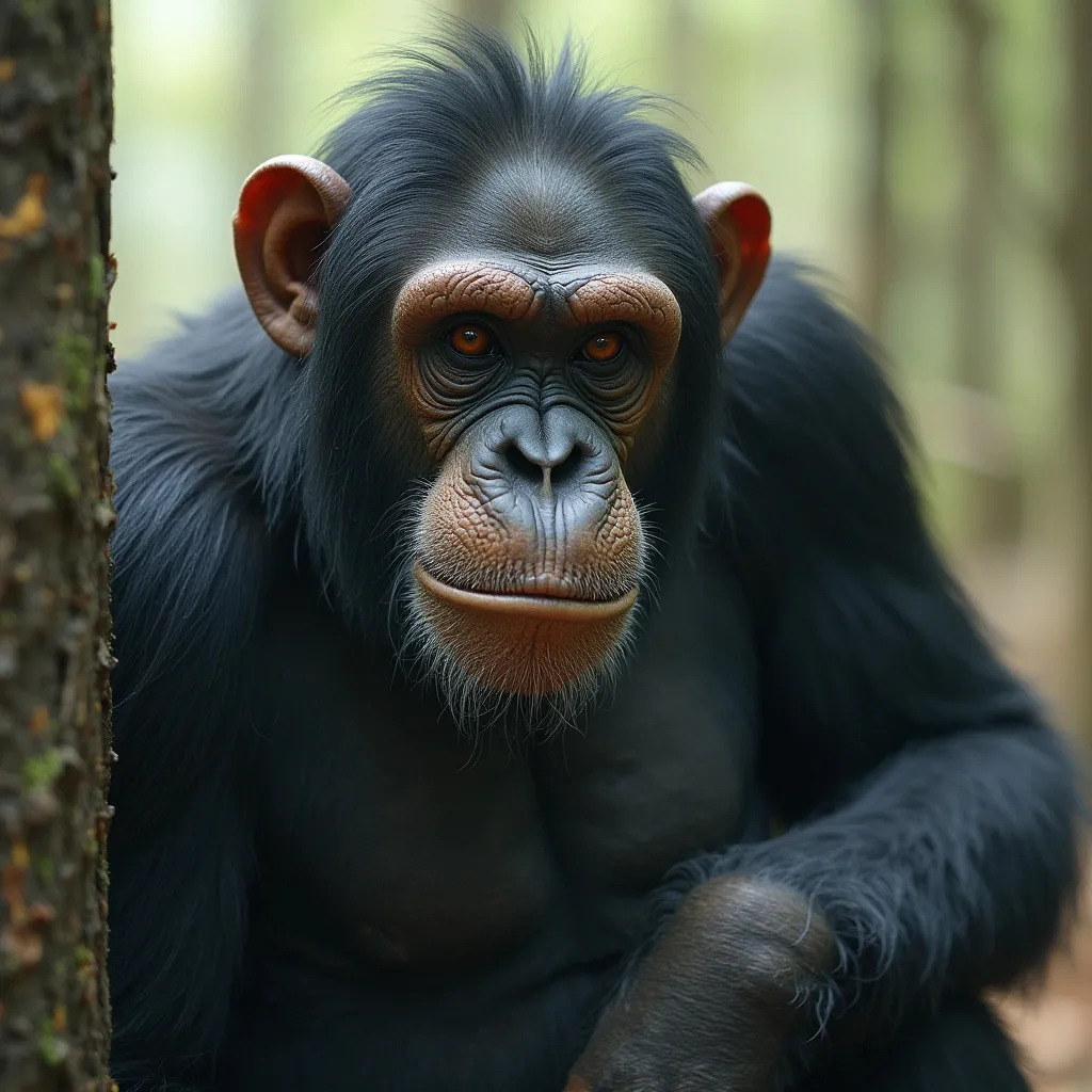 Prompt: make the great ape hominid?