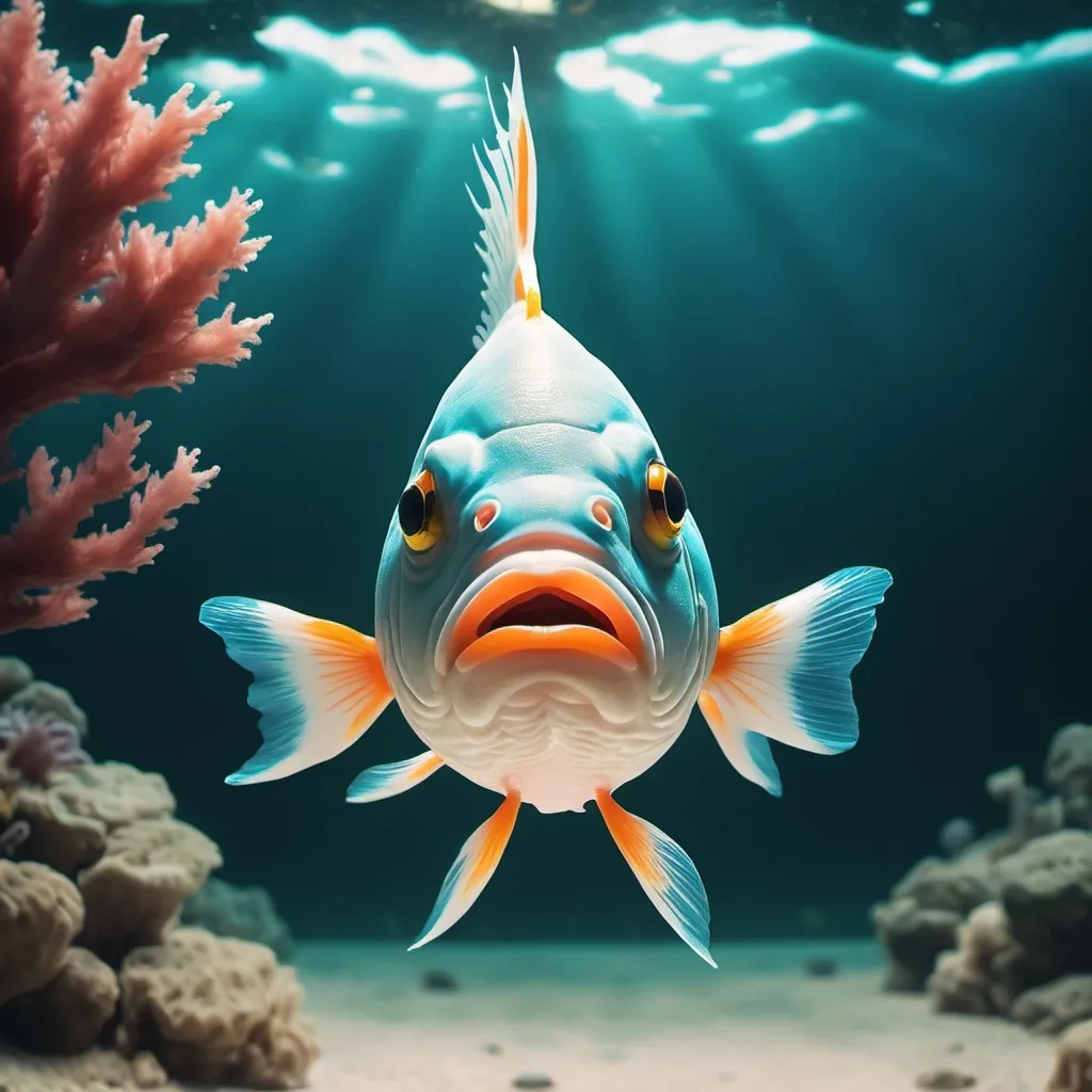 Prompt: Make a photo of a fish