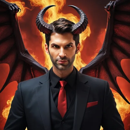 Prompt: make a photo of lucifer