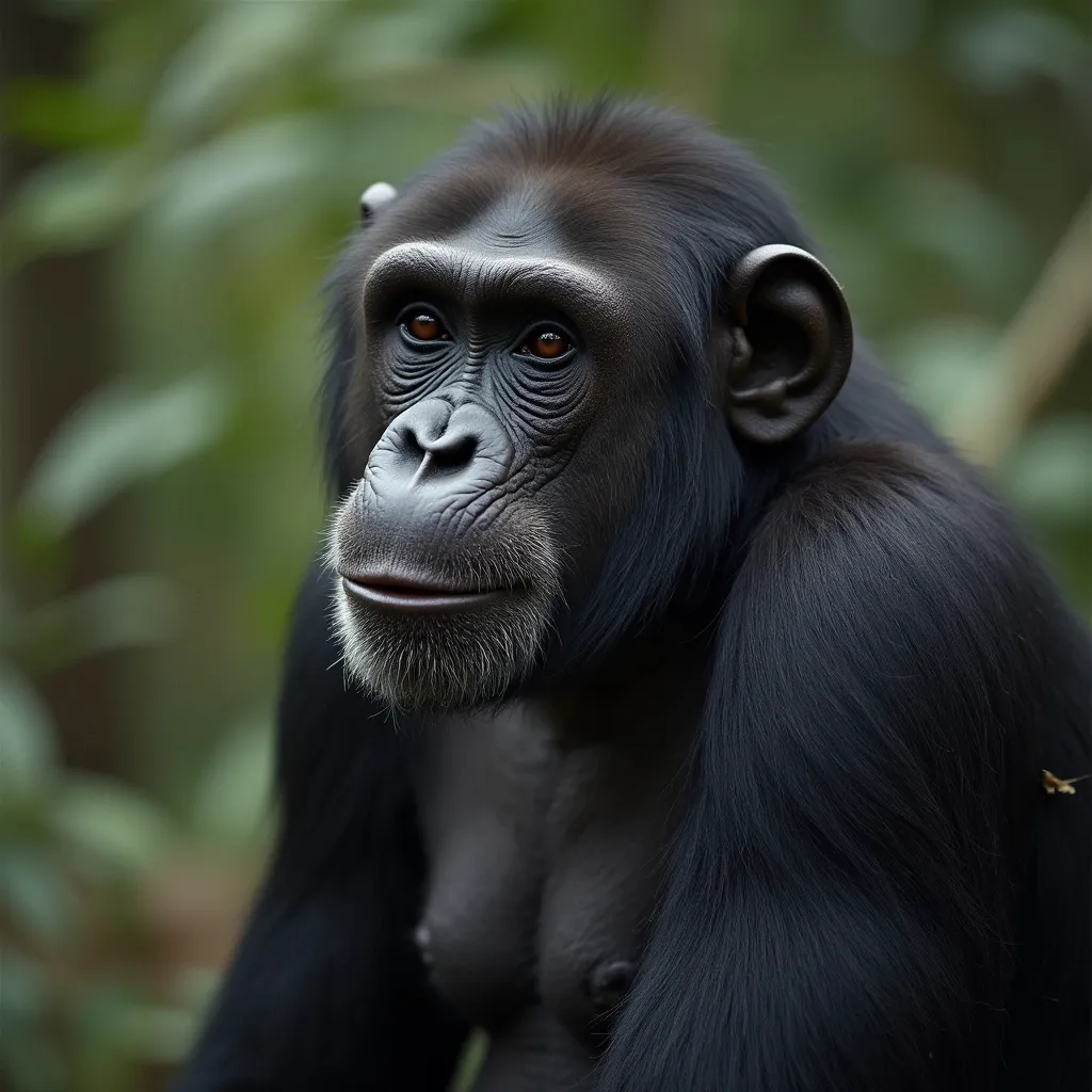 Prompt: make the great ape hominid?