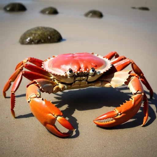 Prompt: make a photo of a crab