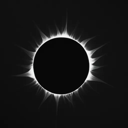 Prompt: a photo of a black sun