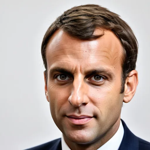 Prompt: make a photo of emanuel macron