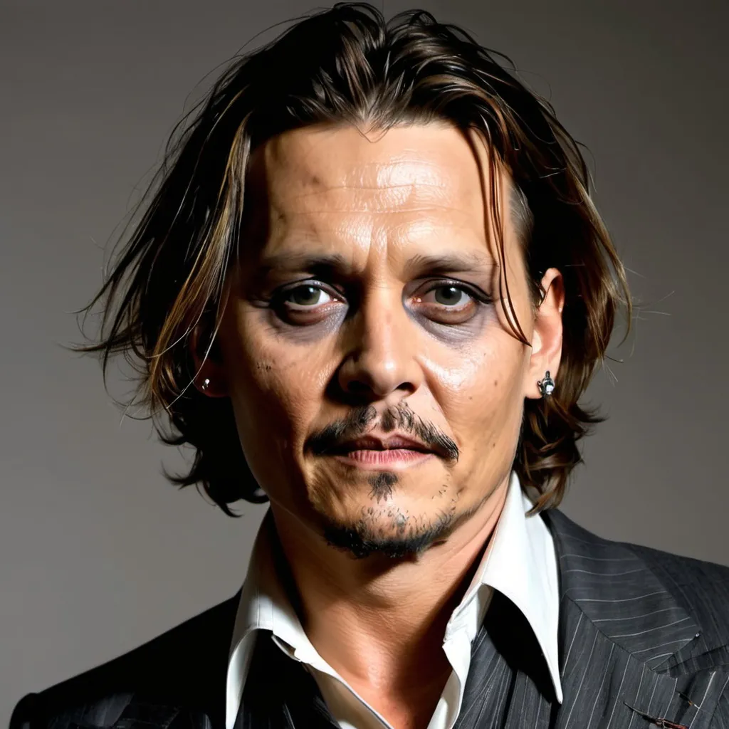 Prompt: make a photo of johnny depp