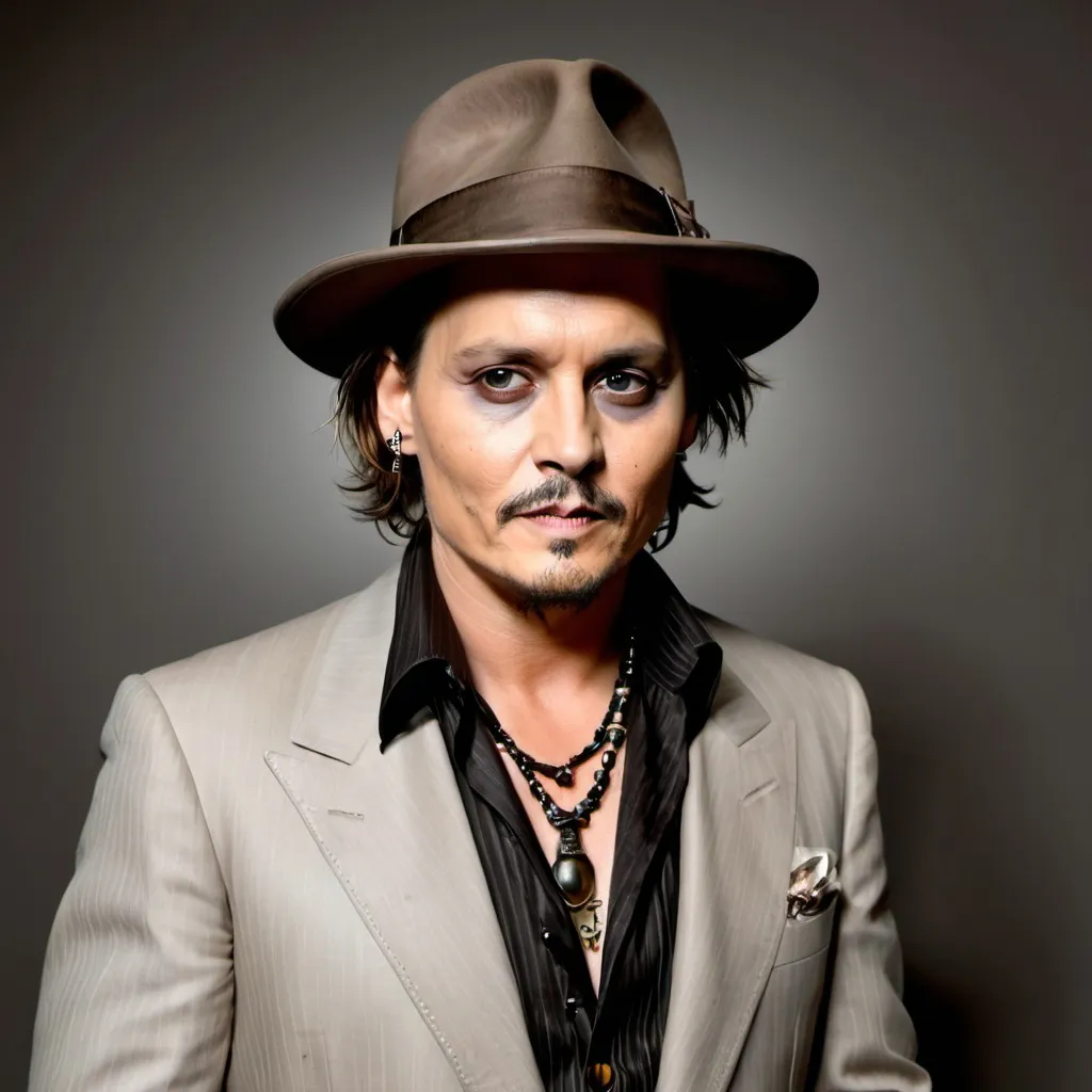 Prompt: make a photo of johnny depp