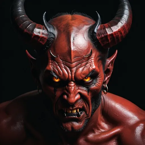 Prompt: Make a photo of the devil?