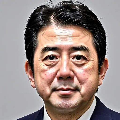 Prompt: make a photo of shinzo abe