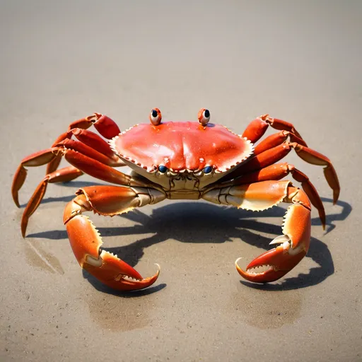 Prompt: make a photo of a crab