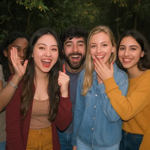 Prompt: Make a photo of people?